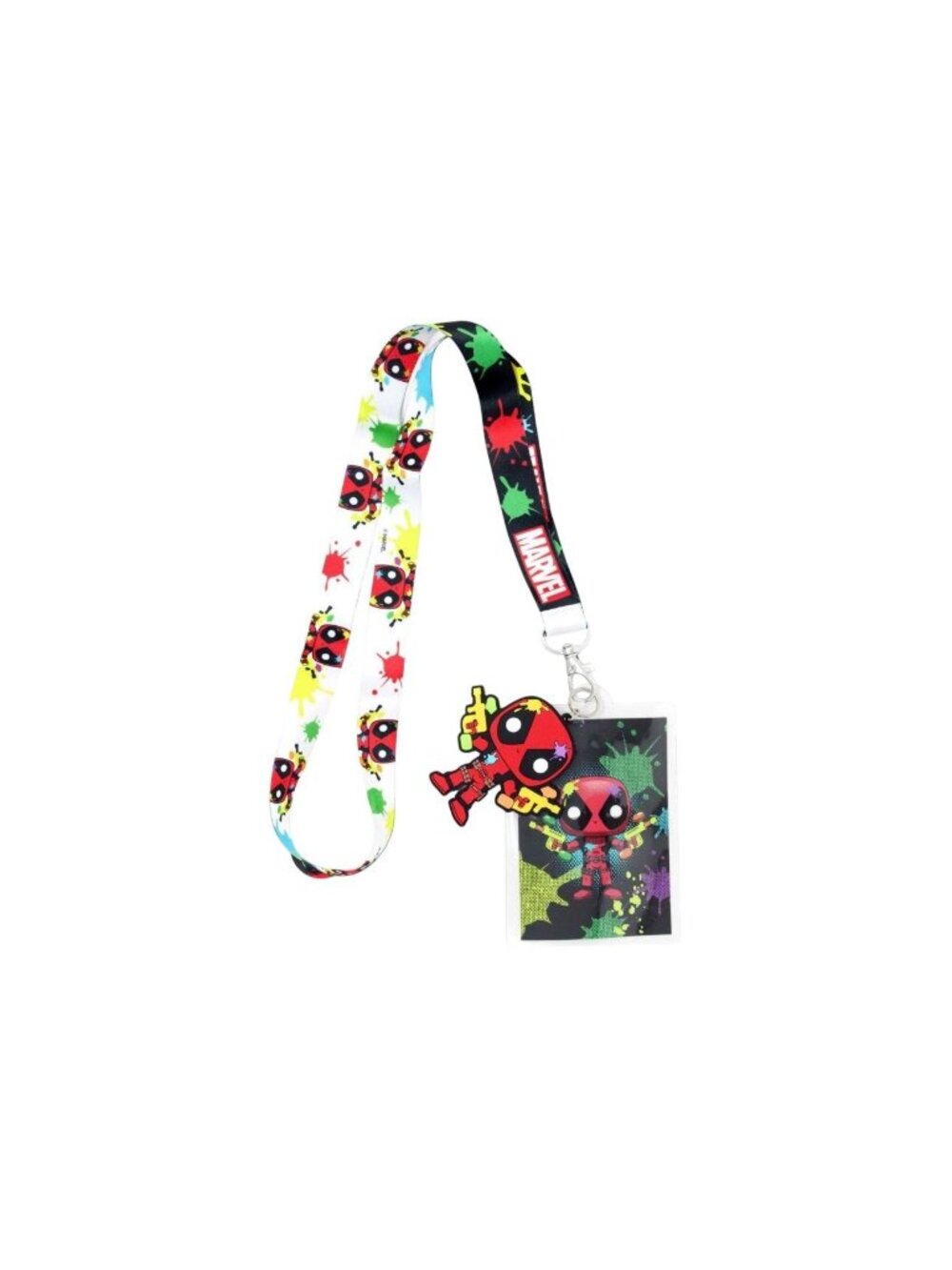 Deadpool Funko Pop Lanyard With ID Badge Holder & Clip - Marvel Official License